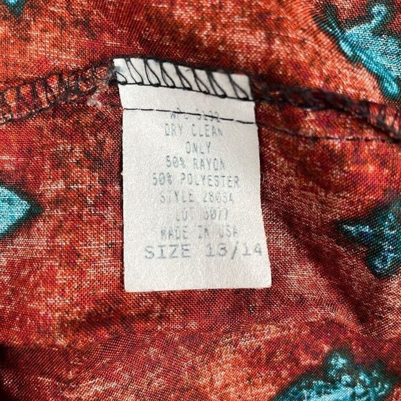 Stylish Vintage Mini Skirt Size 13/14 EUC - Picture 9 of 9
